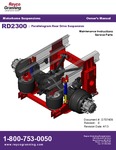 Reyco Granning RD2300 Parallelogram Rear Drive Suspension I&M Manual